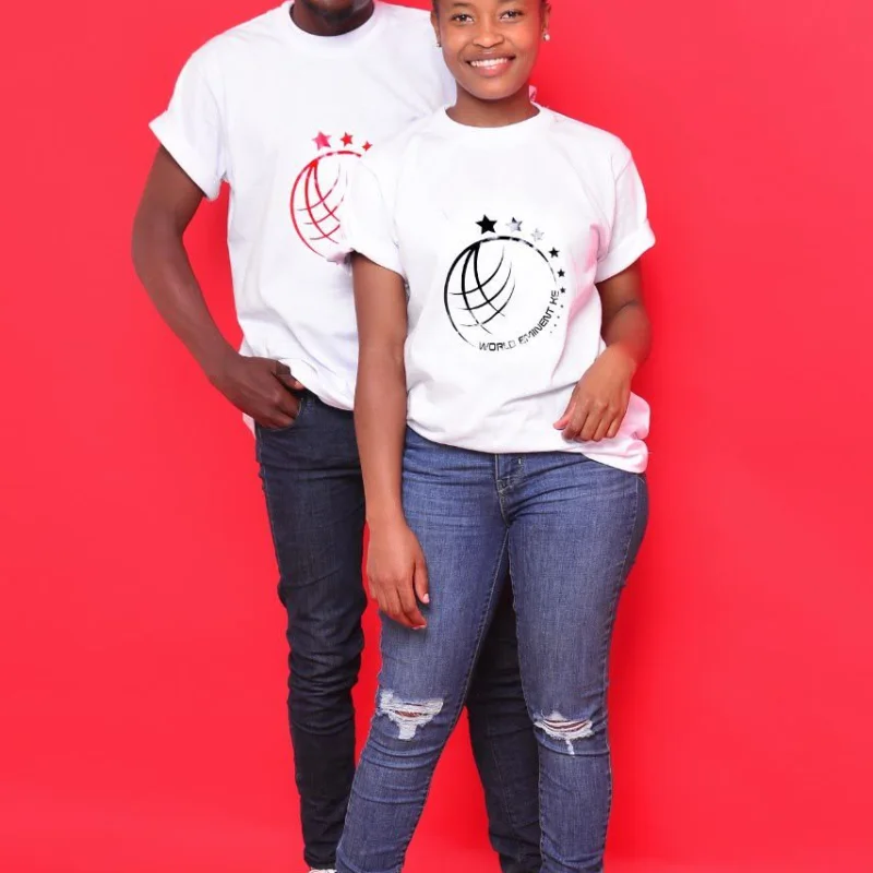 Kids White Graphic Tee