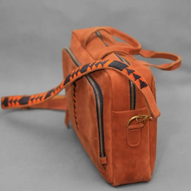 BEADED MWARIAMA LAPTOP BAG