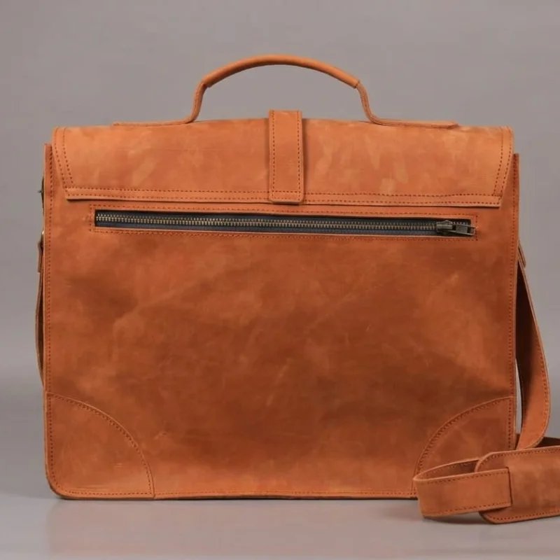 HURU LEATHER LAPTOP BAG