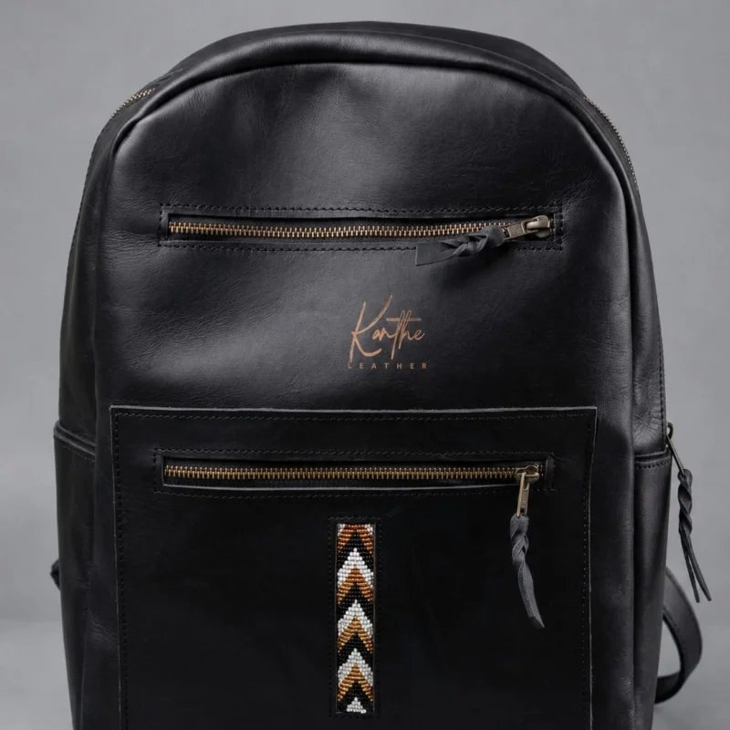 NIVU LEATHER BACKPACK