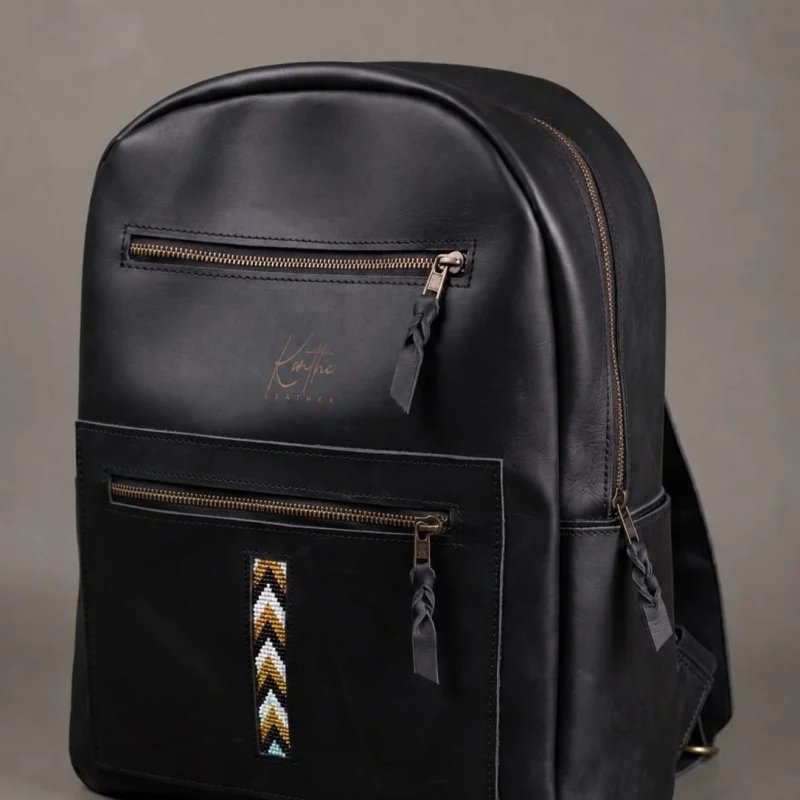 NIVU LEATHER BACKPACK