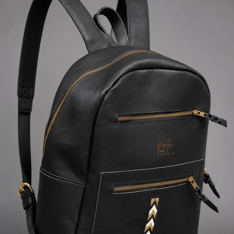 NIVU LEATHER BACKPACK